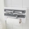 Paper Towel Holder Multifunctional Home Kitchen Paper Towel Holder Film Sauce Bottle Storage Rack
