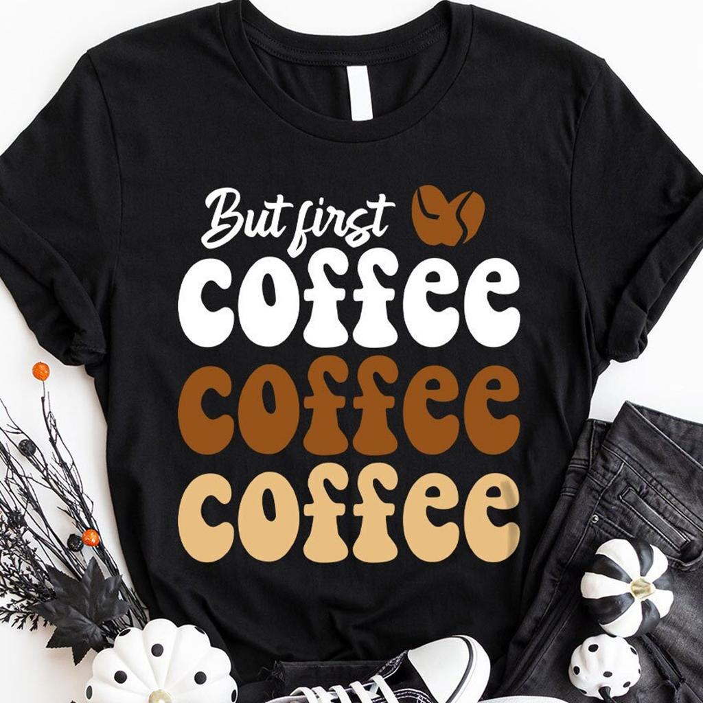 Funny Coffee Shirts, Gifts for Women, Coffee Gifts, Womens Vneck Tshirts, Teacher Tshirt, Coffee T-Shirt, Teacher Gifts, Coffee Graphic Tees
