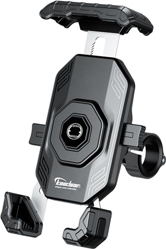 

Kaedear Держатель для смартфона для мотоцикла, Держатель для мобильного телефона для мотоцикла, Вибропоглощающее крепление, Совместим со смартфонами толщиной до 15 мм, пор