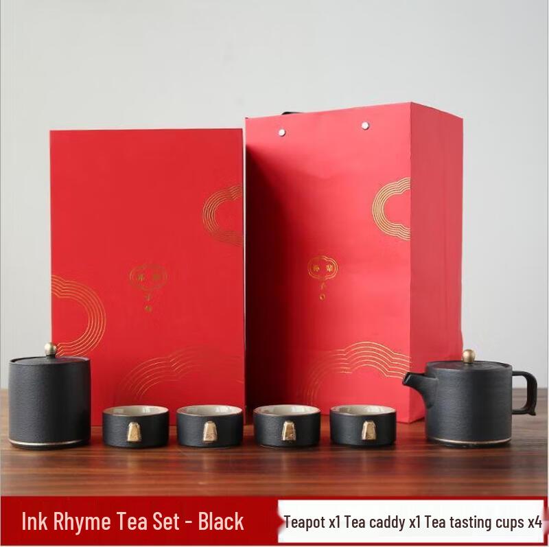 Chinese Black Pottery Kung Fu Tea Set