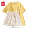 MINISO Women's Casual Sportswear Set with Shorts