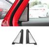 Carbon Fiber 4X Rear Door Speaker Triangle Cover Trim For Honda Civic 2022 11th