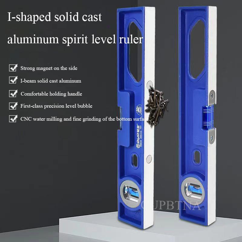 23-50cm Precyzyjny Solidny Stop Aluminium Mocny Magnetyczny Poziomica Libelkowa Kątownik Obróbka Drewna
