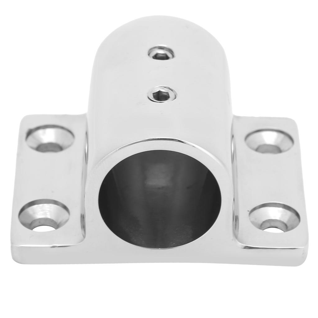 Marine Pipe Rectangular Base Stainless Steel Boat Tube Square Base Boat Hardware Accessory22MM