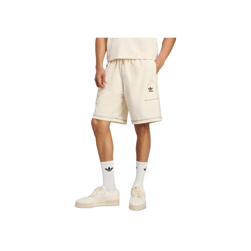 adidas Originals Mid-Rise Loose Fit Casual Shorts Men Shorts Magic-White KA8541