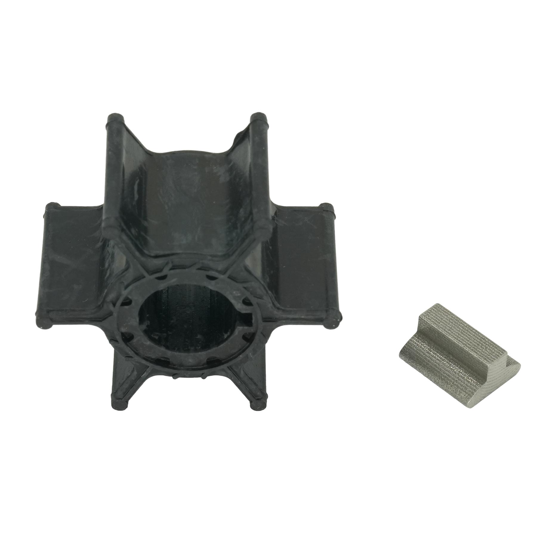 Water Pump Impeller & Key for Yamaha 9.9hp 15hp 682-44352-00 682-44352-01 682-44352-02 682-44352-40-00 18-3074 9-45605 682-44352-00