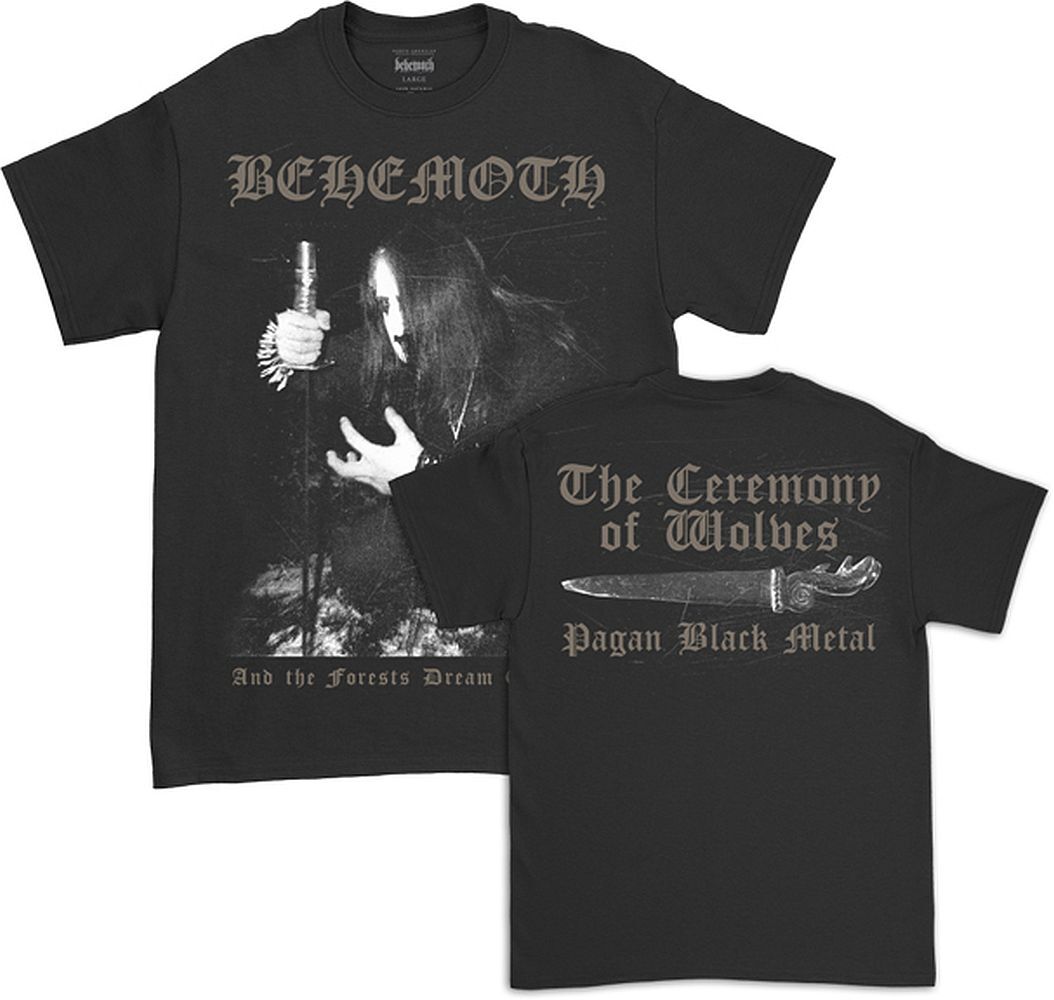 Behemoth Ceremony Of Wolves Double Sided T-Shirt S