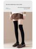 Women's Over-the-Knee Slouchy Boots Socks - Autumn/Spring, Loose Fit, Plus Size, Vertical Stripes