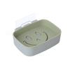 Suction Cup Wall-Mounted Soap Rack: Punch-Free, Creative Drain Design, No Water Accumulation, Home Storage Solution