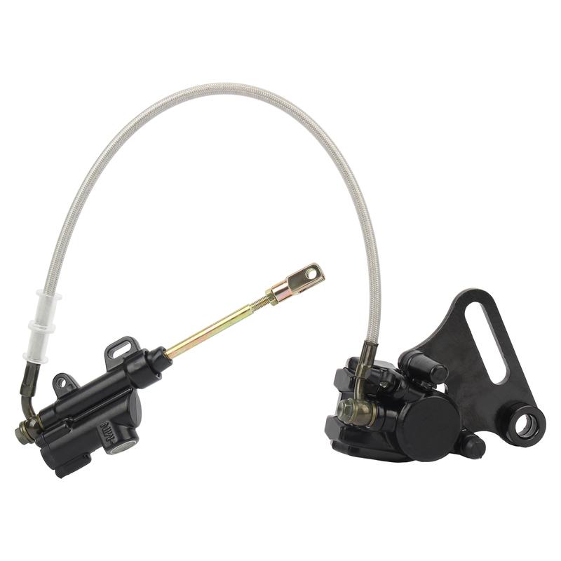 Pinça de Freio a Disco Traseiro Hidráulica para Motocicleta de 15MM com Cilindro Mestre Serve para Motos de Terra 125cc -160cc Acessórios de Motocross Refit