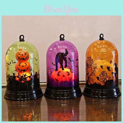 High Quality Multi-function Halloween Christmas Pumpkin Witch Led Light Lamp For Home Decor