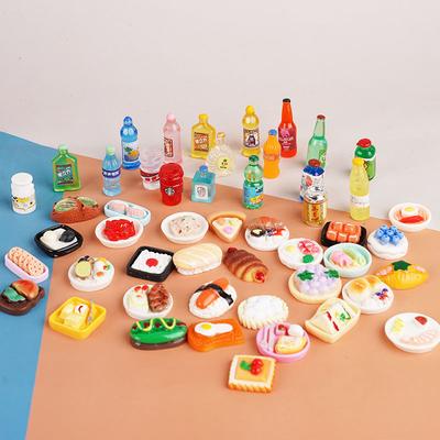 Mini Small Bottle Food Play Miniature Model Real Food Food Play Bulk Bottle Accessories Internet Celebrity Toy Ornament