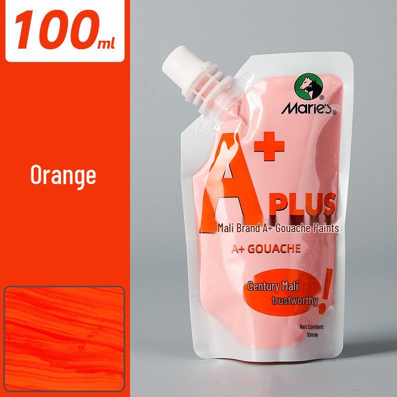 Mali Afwasbare Gouache Verf 100ml - Handgeschilderde Kleuren voor Kinderen en Studenten