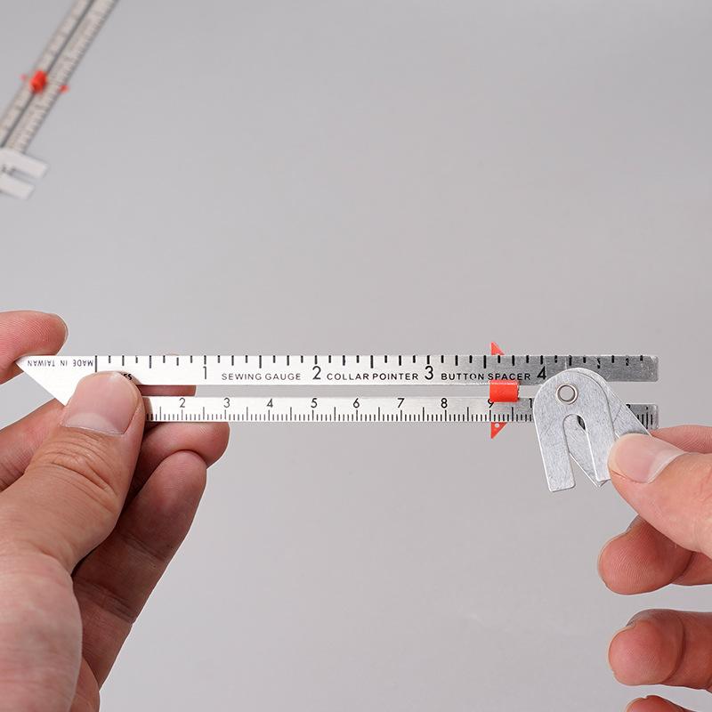 Pengukur Jarum Rajut Kayu Pengukur Jarum Rajut Persegi Alat Rajut dan Aksesori Jahit