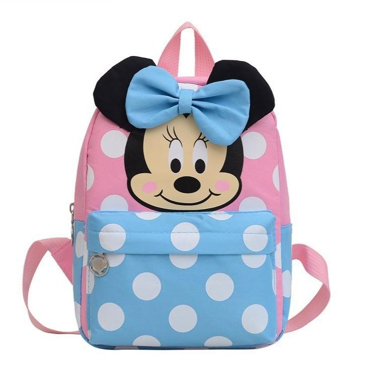 Mouse Kids Backpack Nylon Breathable Design For School And Outdoor Adventures