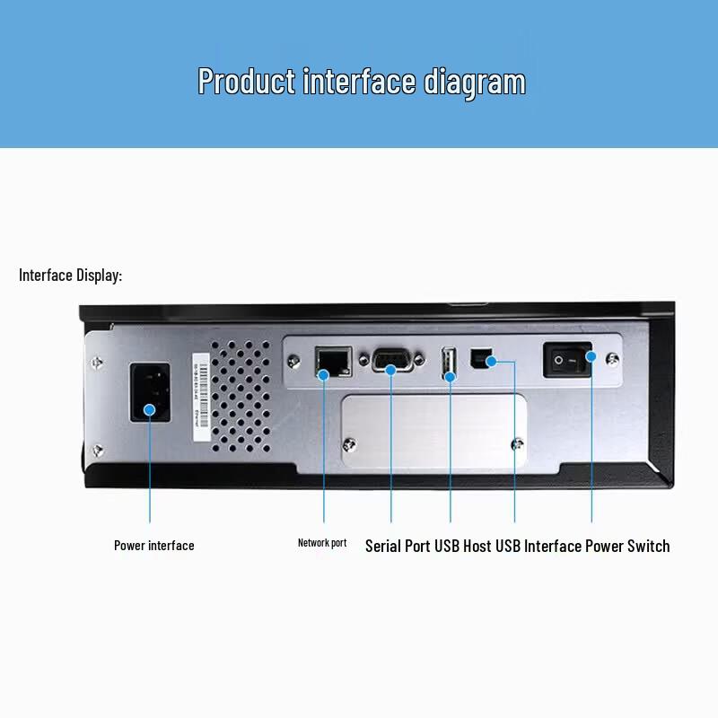TSC MF2400 Industrial Label Barcode Printer CN plug (adapter included)