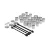 28pcs Pull Press Sleeve Kit Remove Bushes Bushing Bearings Seals Carbon Steel Professional