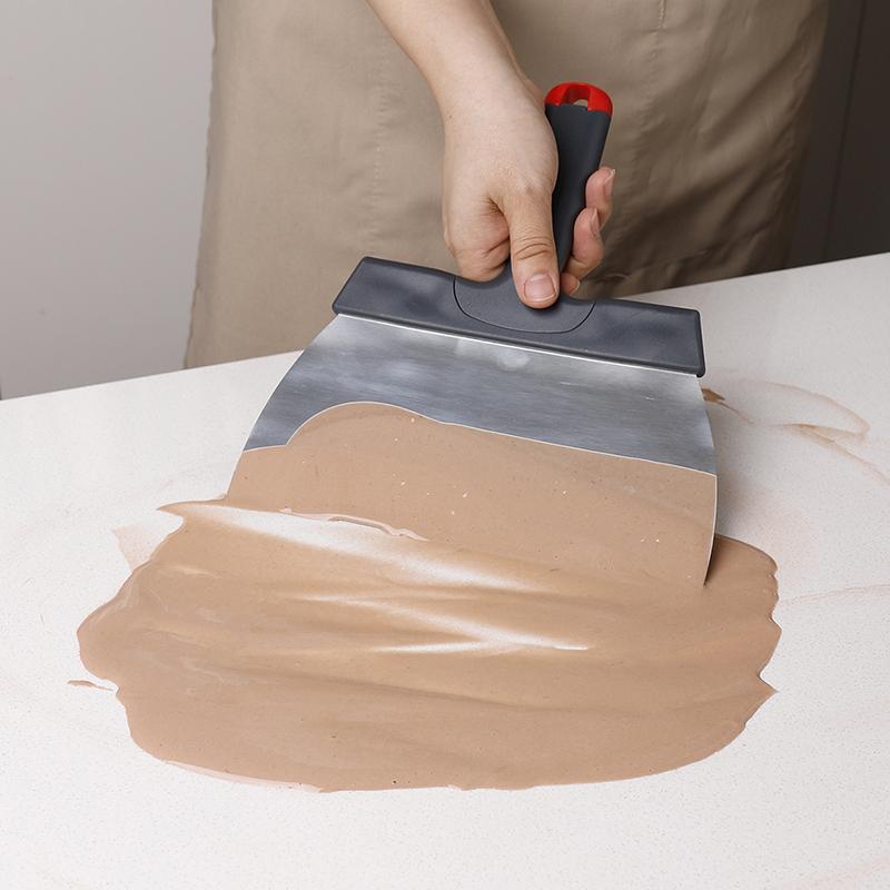 Beläggningsspatel För Chokladskrapa Rostfritt Stål Degskrapa Köksredskap Bakverktyg För Kakor Köksgadgets