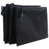 BHBL 12 Pieces Mesh Bags Black Mesh Zipper Pouch Makeup Bags Cosmetic Travel Organizer Bags Pencil Case