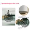 Green Marble Texture Arabic Calligraphy Posters And Prints Islamic Wall Art Canvas Painting  For Living Room Decorative Pictures