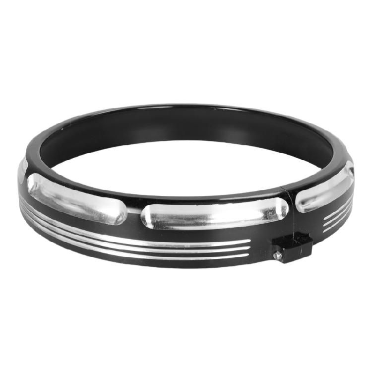 

7 Inch Headlamp Cover Metal Headlight Trim easy installs Headlight Cover Anti Corrosion Headlight Rings for Bikes чёрный
