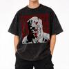 Conquest Invincibles Outfit Washed T Shirts for Men Women Streetwear Hip Hop T-Shirts Summer Tees Short Sleeve