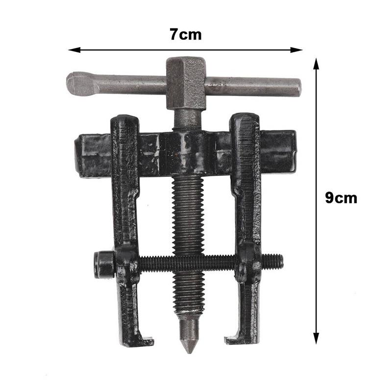 

2,5-дюймовый съемник шестерни с регулируемой глубиной зажима, 2 ножки, инструмент для снятия подшипника ступицы, шкив чёрный