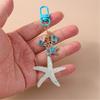 Creative Keychain Shell Car Key Rings Starfishes Key Chain Bag Charm Backpack Pendant Jewelry Accessories