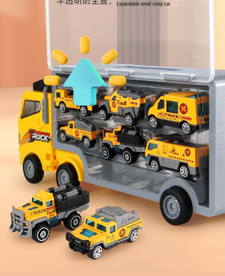 Modello di Auto Giocattolo Camion dei Pompieri da Corsa in Lega per Bambini