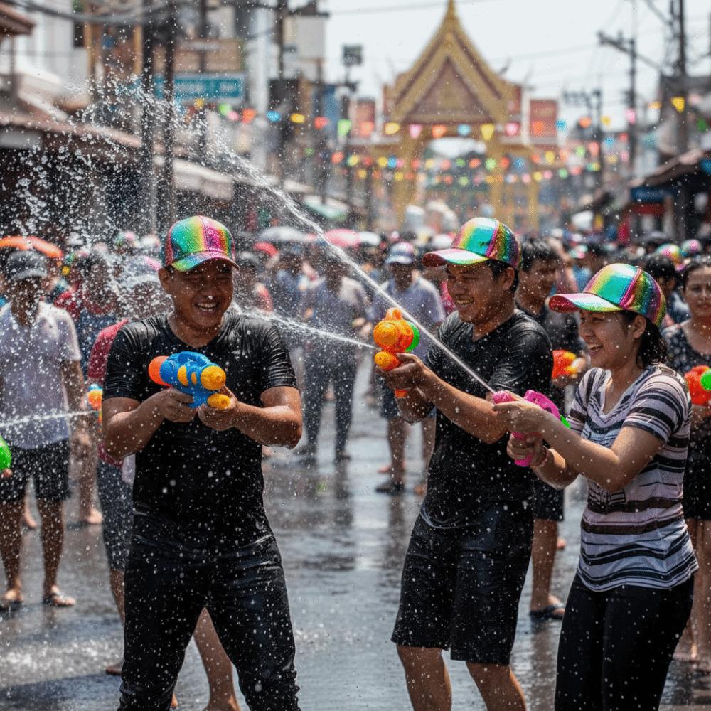 Transparent PU Water-Sprinkling Hats UV Protection Baseball Cap Water Sprinkling