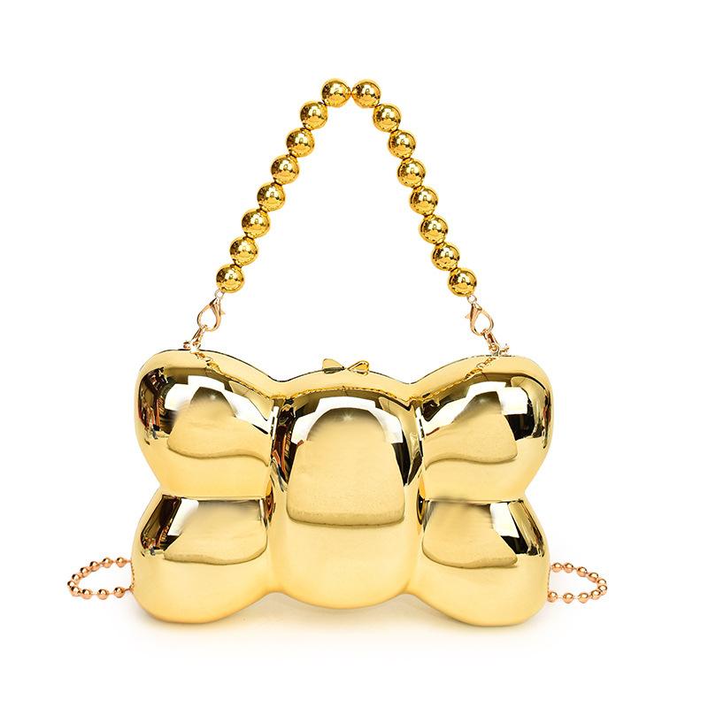 

Женская сумка 2025 новая европейская и американская мода акриловая сумка-коробка Xiaoxiangfeng с бисером портативная сумка-мессенджер для ужина