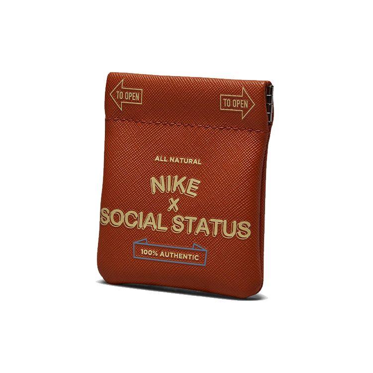 Social Status x Nike Dunk Mid Chocolate Milk Unisex Sneakers Brown Canvas Mid-Soft-Pink DJ1173-700