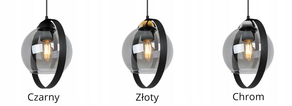 MODERN GLASS RING SPIDER HANGING LAMP