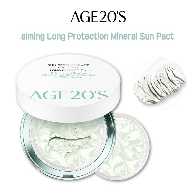 [Age20 S] Calming Long Protection Mineral Sun Pact / Volume & Option: 12.5g (Main+Refill) AGE 20 S