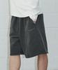 Chaebteoegseu Pigment Wide Bermuda Shorts (Charcoal)