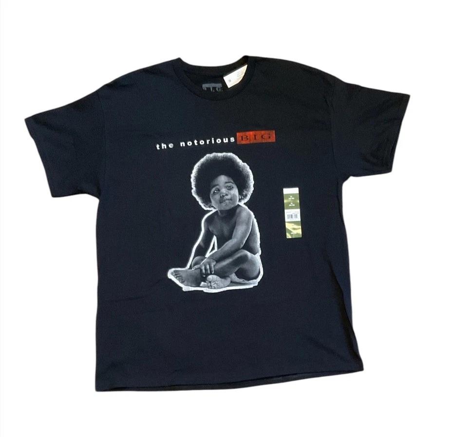 

NWT The Notorious BIG Shirt Mens XL Black Graphic Tee Hip Hop Casual S