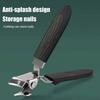 Coupe-ongles Anti-éclaboussures Super Aiguisé Pinces Diagonales Inclinées Pinces Portables pour Orteils