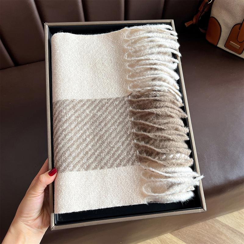 180*30cm Winter Scarf Women Classic Lattice Pashmina Scarf Soft Female Cashmere Scarves Shawls Handkerchief Poncho Echarpe Stole