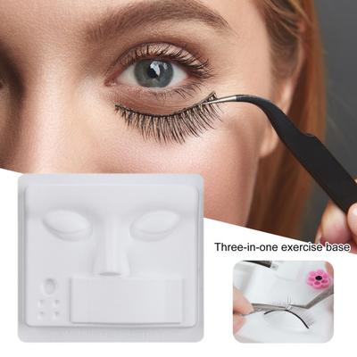 Model roubování na řasy Model simulovaný design nádrže s lepidlem Trojrozměrné cvičení prodlužování řas Manekýn Head pro začátečníky