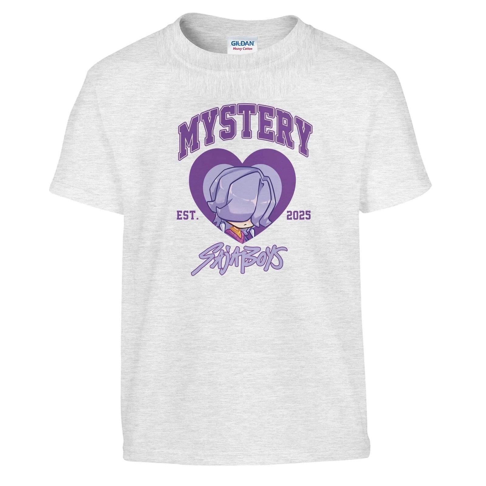 SAJA BOYS Mystery T-Shirt | Unique Graphic Tee | Comfortable Heavyweight Cotton M