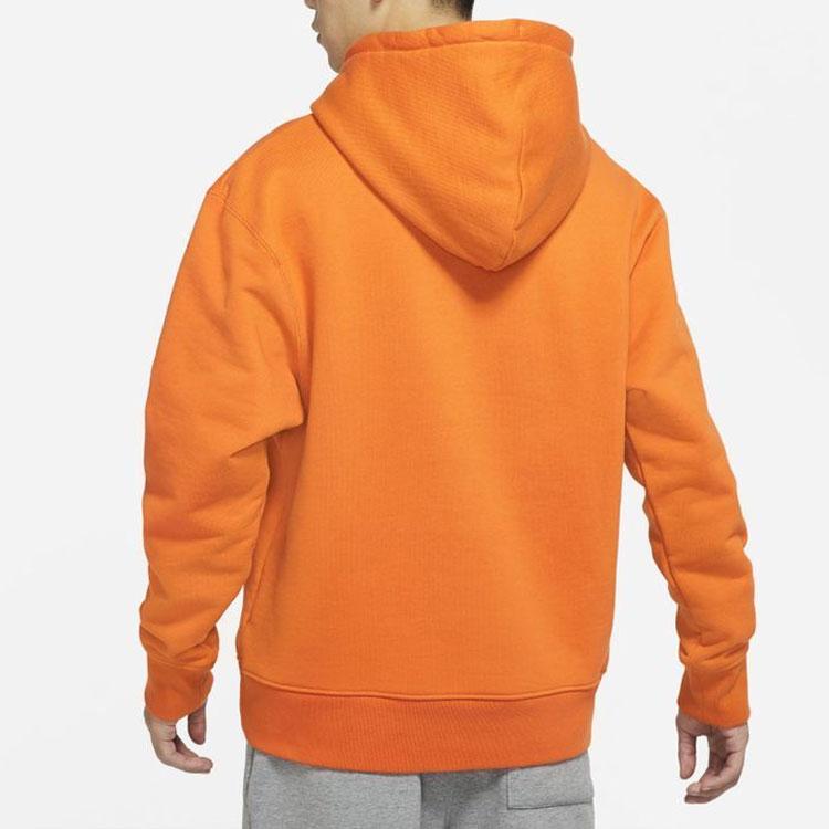 Hoodie à manches longues unie avec logo Air Jordan pour homme Orange DO6095-847