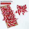 Velvet Ribbon Christmas Bow Pendant for Tree & Party Decorations