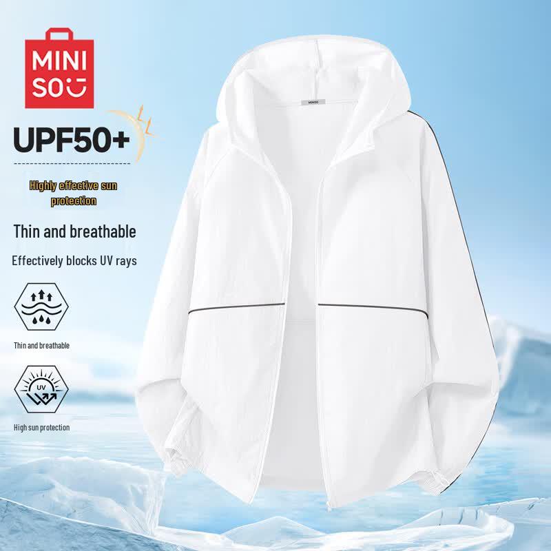 MINISO Men s Summer UV Protection Hooded Jacket 3XL