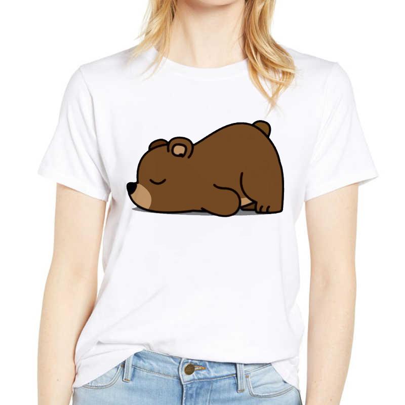 Women T Shirts Printing Graphic Fox Owl Summer Autumn Cute 90S Fashion Clothes Lady Tee Tops Female Kawaii T Shirt Women T-Shirt