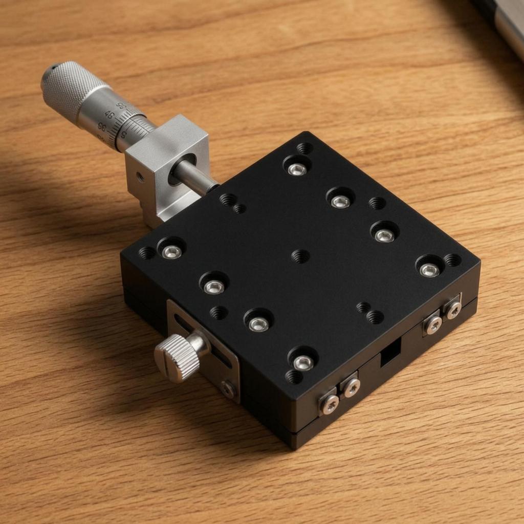 Compact Manual Sliding Stage Smooth Displacement Platform Long-Lasting