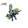 Décor de Table Abeille Figurine Mécanique Imprimée en 3D, Ornement Frelon Cyberpunk Collectionnable avec Articulations Mobiles Jouet, Insecte Articulé Fidget Soulagement du Stress