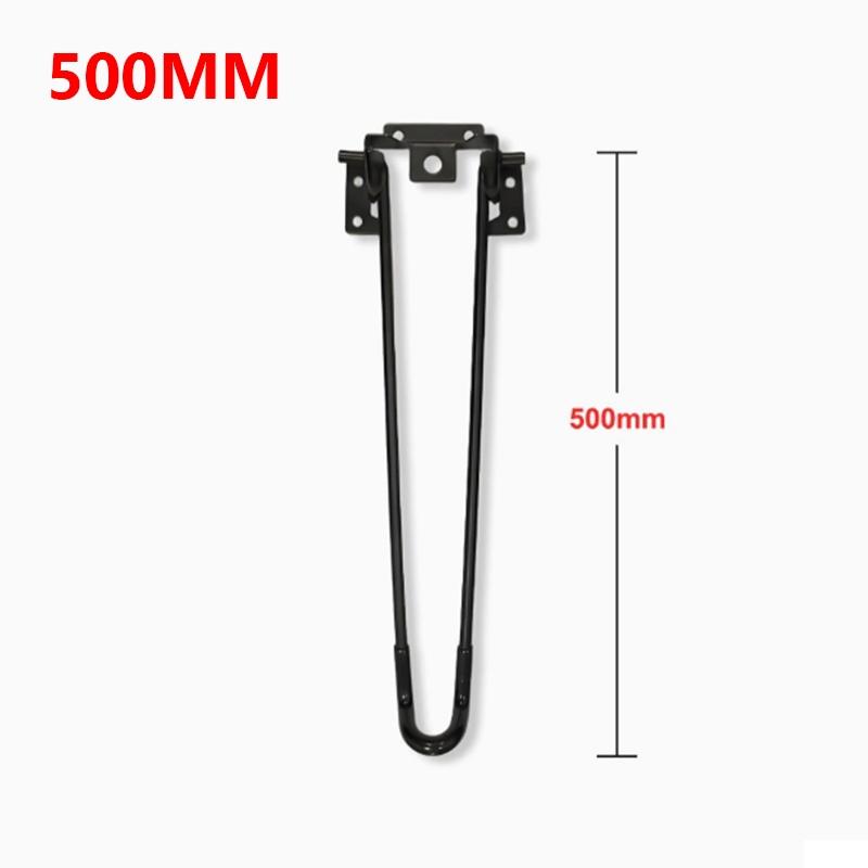 1/4Pcs 32/43/50Cm Clamp On Wrought Iron Table Legs Folding Table Legs Rust Proof Sturdy And Durable Screws Included