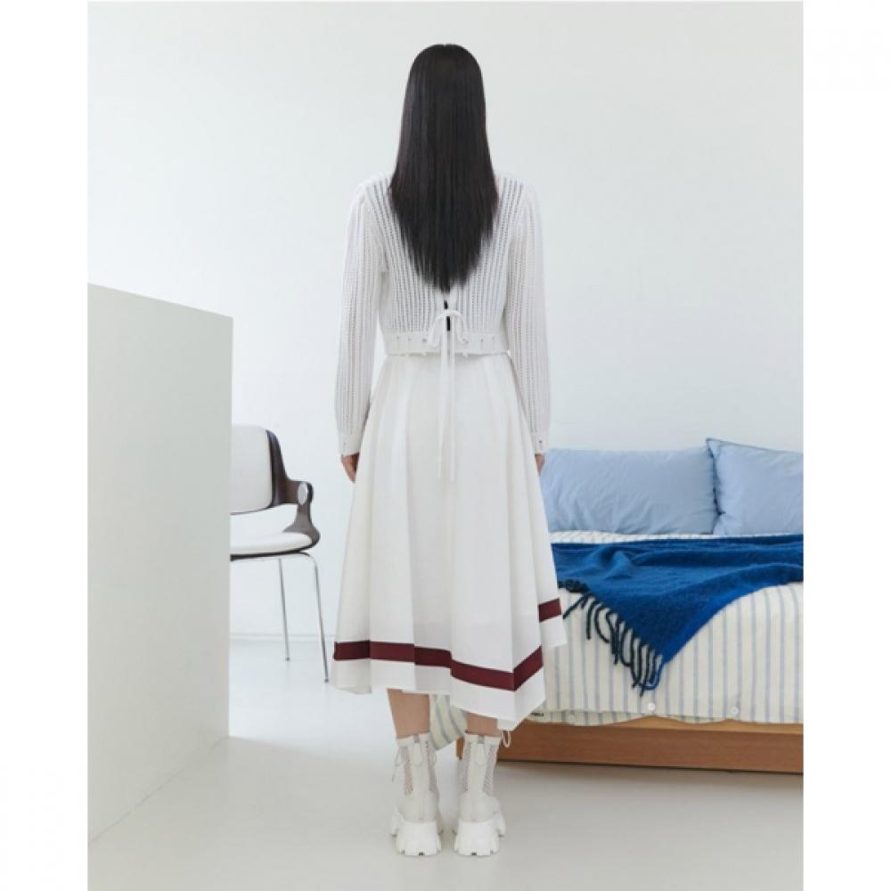Egoist Color Block Asymmetrical Skirt Er2ws565
