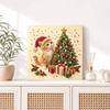 Pearl painting Christmas art kit cute cat and tree DIY home decor painting