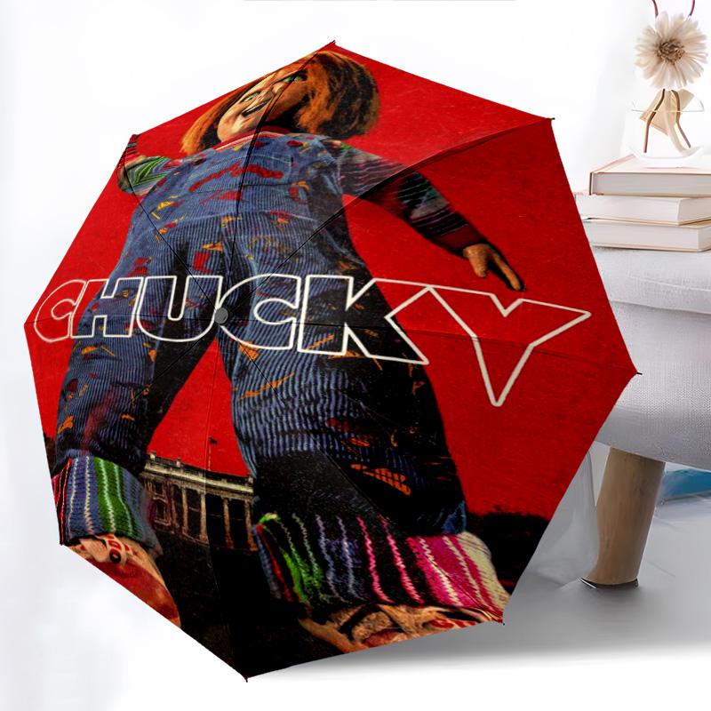 Chucky's Deadly Return Folding umbrella Umbrella Suitable for all seasons travel Umbrella Gift